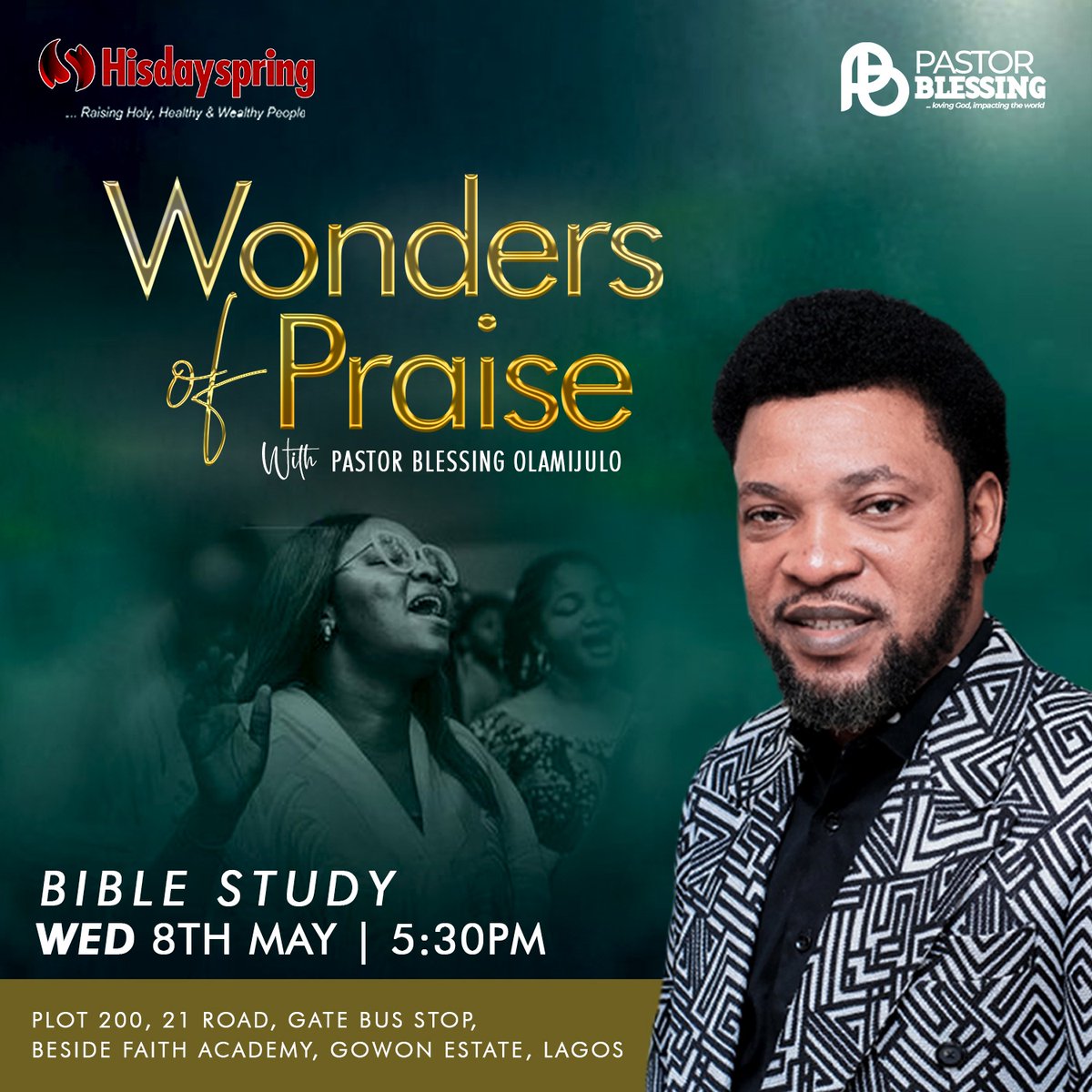 WONDERS OF PRAISE is just 30 minutes to commencement. It's an unusual Wednesday. Don't miss the teachings 📖 and the unusual praise session this, you can also come with your musical instruments! God bless you #Wednesday #BibleStudy #praiseandworship #biblicalteachings