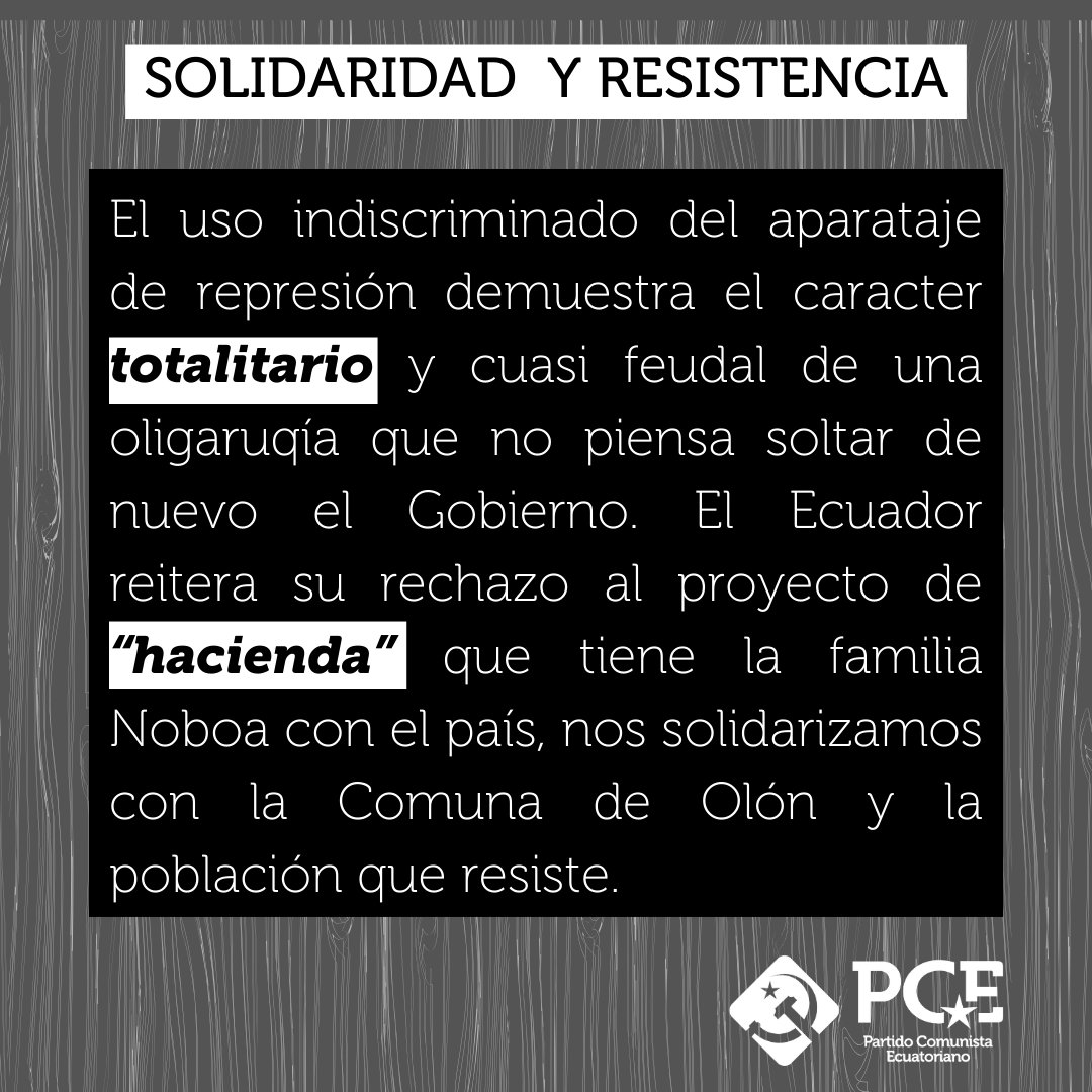 Partido Comunista Ecuatoriano tweet media
