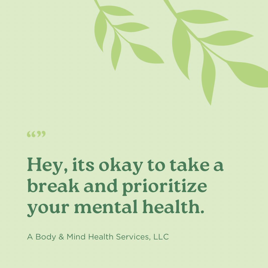 Gentle reminder from us to you 🙂 #abmhealthservices #idahomentalhealth #healthybodyhealthymind