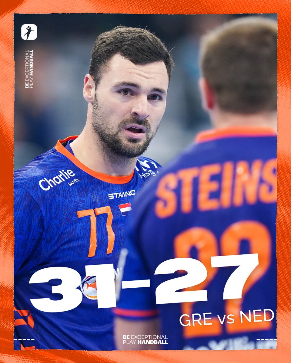 𝙕𝙤𝙣𝙙𝙖𝙜 𝙝𝙚𝙧𝙥𝙖𝙠𝙠𝙚𝙣 🫤

De TeamNL Handbalheren weten niet te winnen van Griekenland 🇬🇷 Het thuisduel op zondag gaat bepalen wie er naar het WK gaat ⚔️

#TeamNL #NederlandseLoterij #OdidoNederland #HandbalNL