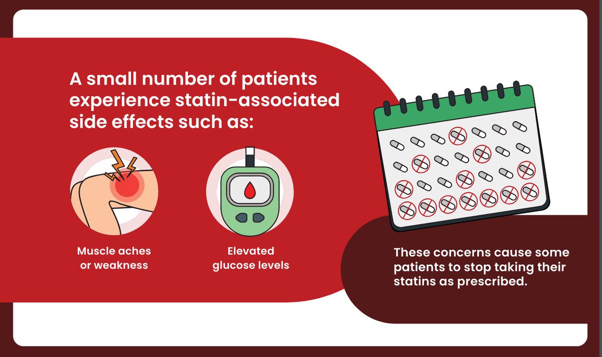 DYK? Patients can experience statin-associated side effects, which can lead to medication non-adherence and result in adverse health outcomes. Learn more about factors that can affect patients' use of statins in IAS' infographic ▶️ bit.ly/3TmrLDz