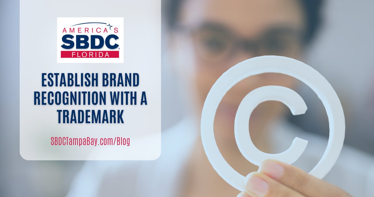 Protect your #brand, protect your business! 🛡️ Learn how to establish brand recognition with a #trademark in our latest article. Let's safeguard your identity and elevate your brand presence. 

📮 SBDCTampaBay.com/Blog
#TrademarkProtection #BrandRecognition