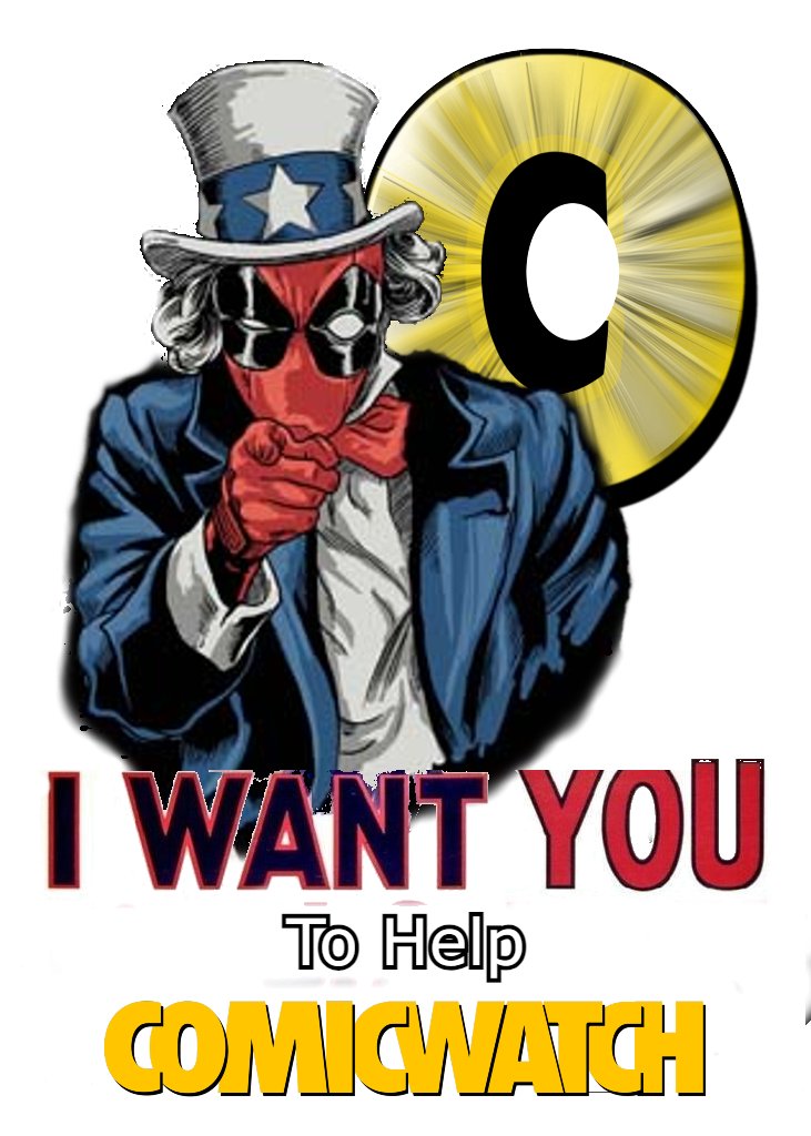 ComicWatchHQ's tweet image. Please take a few moments to fill out this brief survey about Comic Watch so we can better serve your comic book needs...Thank You surveymonkey.com/r/M2T9R7W