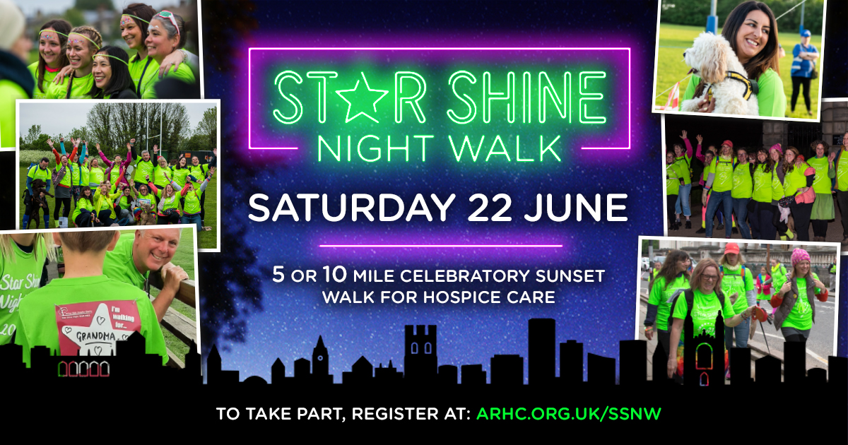 🌟 Meet our Events Team at @thegraftoncambs tomorrow (May 4)! Learn about Star Shine Night Walk, get route info, fundraising tips, and more. Special discount code available too, but tomorrow only! Can't make it? Email events@arhc.org.uk or visit arhc.org.uk/ssnw