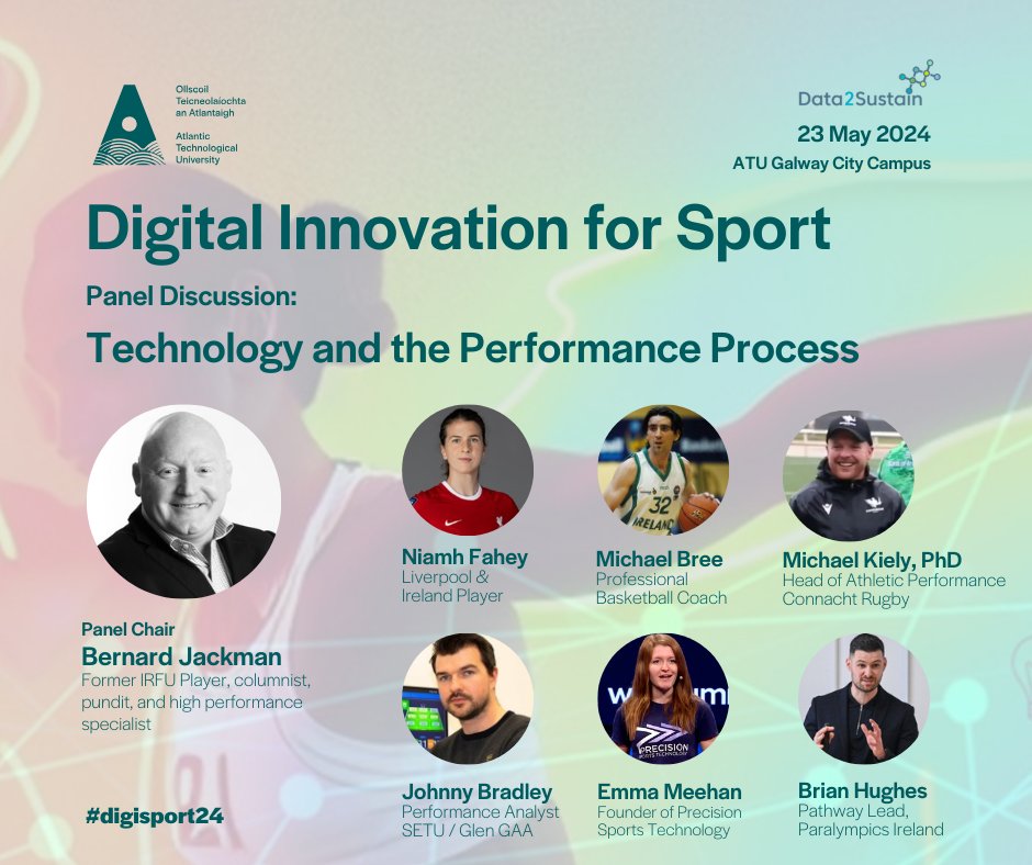 📣 Digital Innovation for Sport PANEL ANNOUNCEMENT: Technology and the Performance Process 🎤 Bernard Jackman ⚽ Niamh Fahey 🏉 Michael Kiely, PhD 🏀 Michael Bree 🏐 Johnny Bradley 🏋‍♀️ Emma Meehan 📈 Brian Hughes Get Your Tickets Here: loom.ly/Os_tOhA #digisport24
