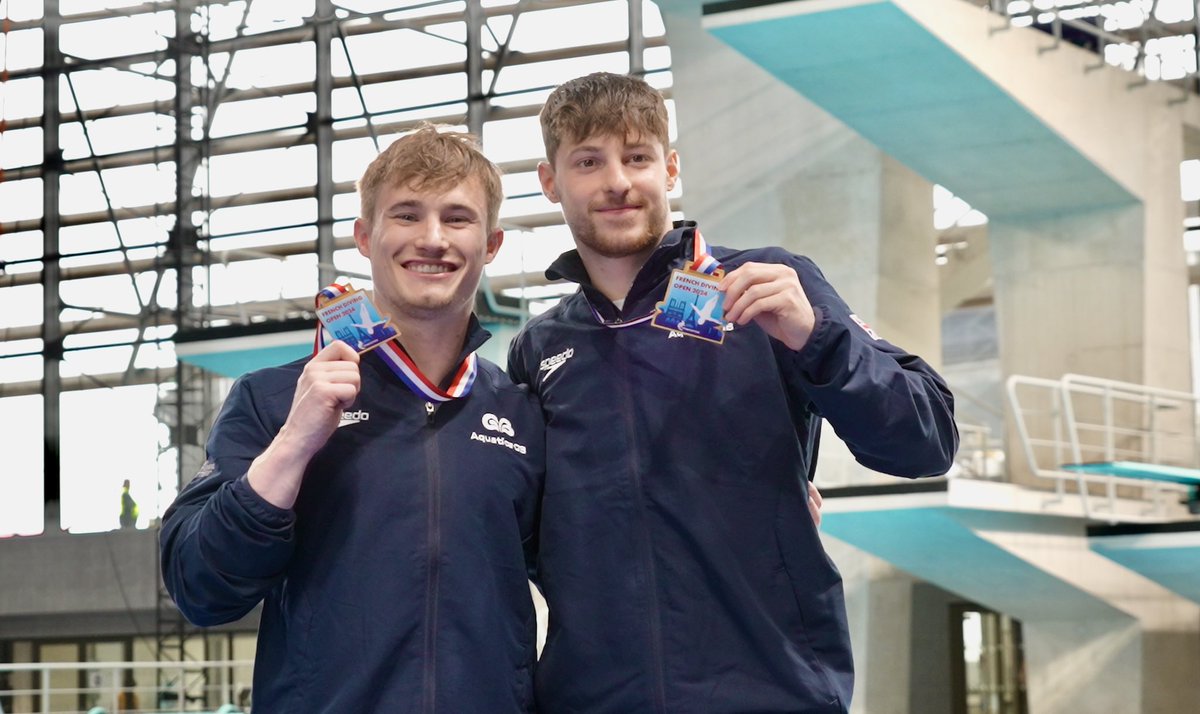 Tuesday: Announced for @Paris2024 Wednesday: Winning gold at the Paris Olympic Aquatics Centre What a whirlwind two days it's been for @JackLaugher and Anthony Harding 🥇