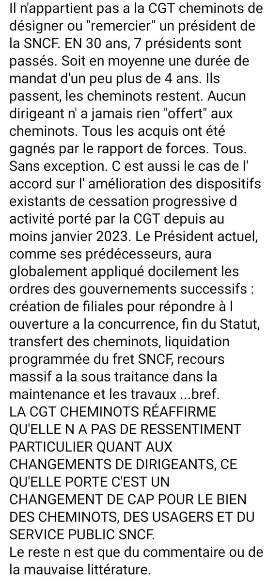 #SNCF @lacgtcommunique UNE TEMPETE DANS UN VERRE D'EAU! PLUS QUE JAMAIS, SOYONS NOMBREUX LE 28 MAI A PARIS POUR LA MANIFESTATION NATIONALE DES CHEMINOTS !SEULES LES LUTTES ET LES VICTOIRES SONT BELLES!