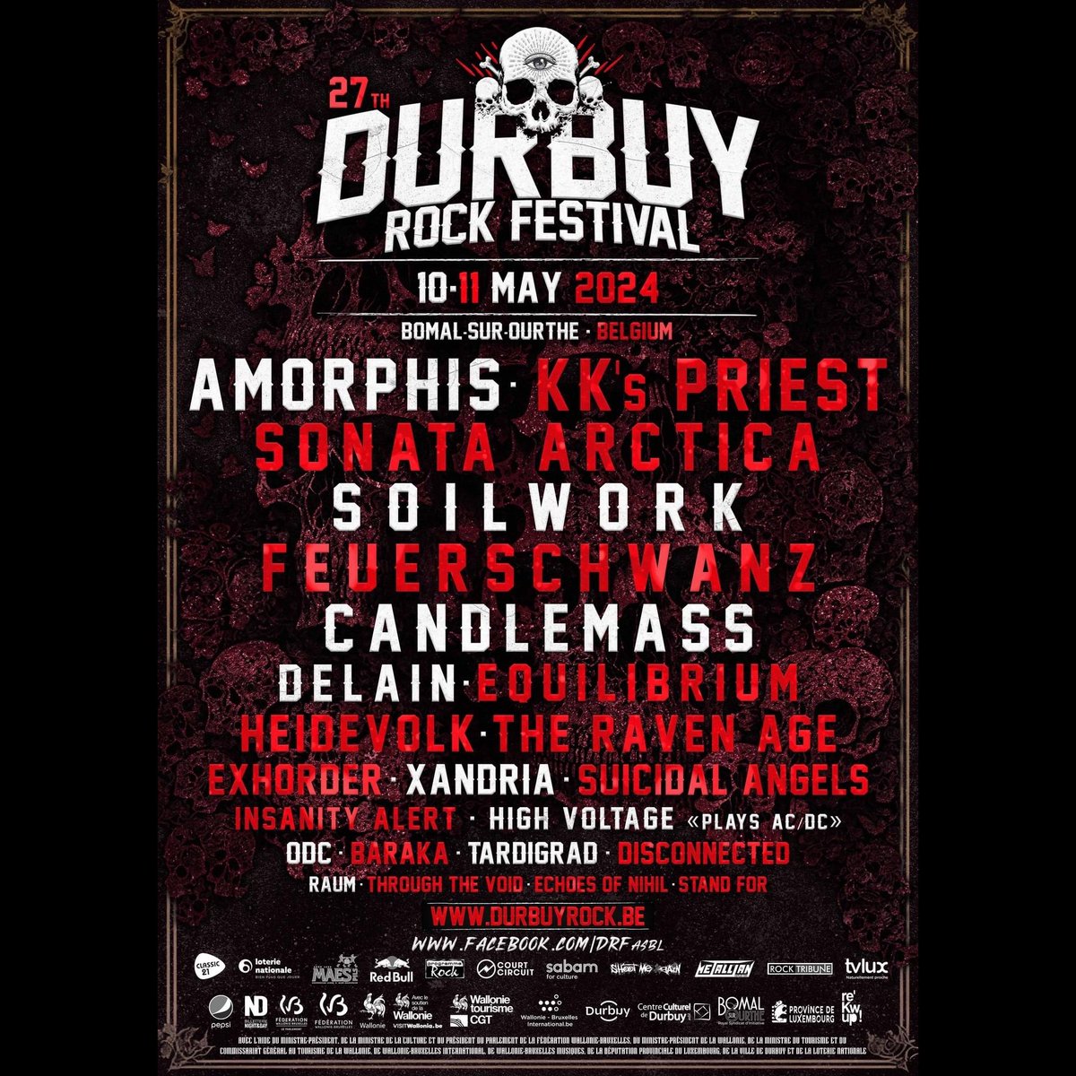 Prepare yourself for the raw and unforgiving onslaught as we conquer the stages of two festivals in Belgium this weekend!

Be sure to pay a visit to our merch table, where we shall unveil a limited number of autographed LPs from our latest album, "Profane Prayer"! 🤘