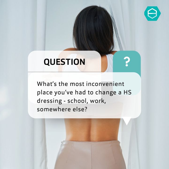 What’s the most inconvenient place you’ve had to change a HS dressing - school, work, or somewhere else?

#hidradenitissuppurativa #dermtwitter #medtwitter #dermatology