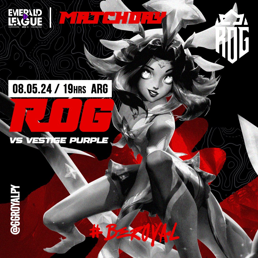 🔱¡Match Day! 🔱

💫Los Old Kings juegan en la EMERALD SERIES C by <a href="/ZideLatam/">Zide Latam ▶</a> hoy a las 19hs PY contra <a href="/VES_TEAM_/">VESTIGE ESPORTS</a> PURPLE!

#GOROG #BEROYAL