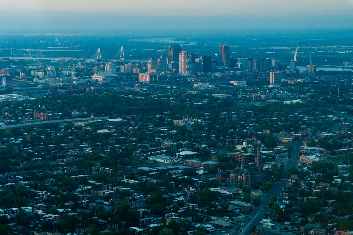 Sad that these are my last few days at @stlpublicradio. I'll have more to say too, but first here is a photo of St. Louis seen during a @lighthawk_org flight.