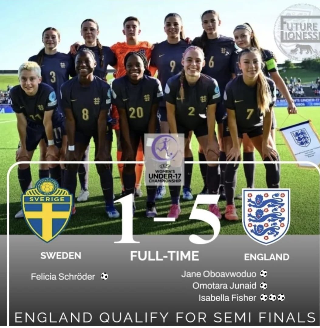 Jane had a great reason to miss our basketball finals - starting for @Lionesses U17 Euro’s qualifier game against Sweden. Jane opened the scoring with a well taken goal in the 5-1 win 🔥 #TeamTrinity #oneteam #HardWorkPaysOff #dreamscometrue
