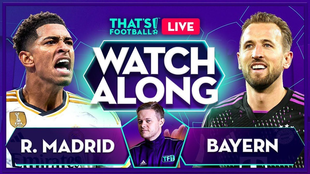 🚨 REAL MADRID vs BAYERN! We're LIVE! buff.ly/44AUo52
