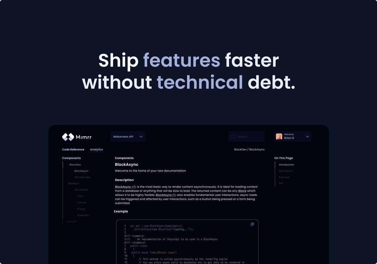 @rairprotocol @bpatel515 @MimrrHQ aims to eliminate #techdebt by automating code documentation and generating solutions to bugs, security, and performance issues.

Try it out for free.