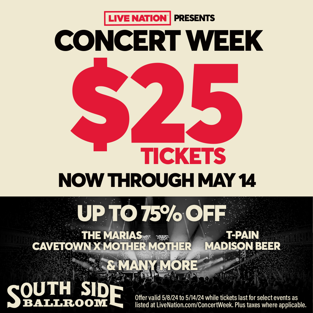 Concert Week is HERE! Grab your $25 tickets now through May 14th to over 5,000 shows through the rest of the year! Get your tickets now: livemu.sc/3WiHKFO