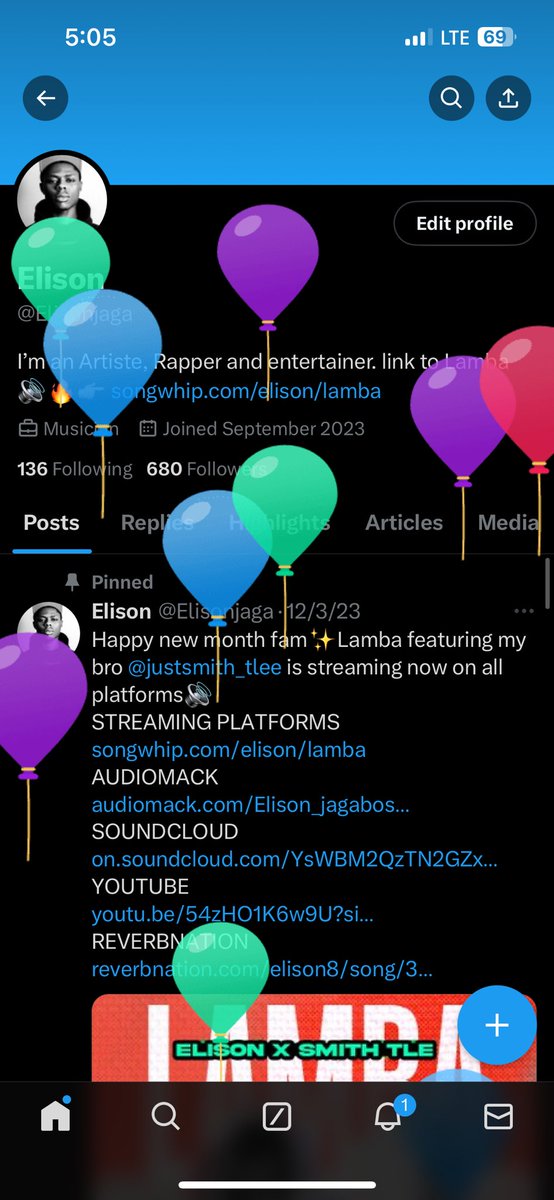 I got twitter balloons y’all 😇
Happy birthday to me 🎂🥳
Kindly Say a prayer for me 🙏🏾❤️
#birthday
#may8