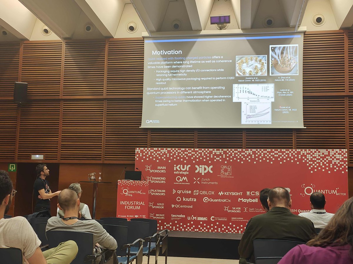 📷 Some highlights from day 2 of #QUANTUMatter2024! 💡 We'll be back again tomorrow - Drop by our booth to chat with our team, get live demos of the OPX+, and of course, pick up some goodies. 🤝 See you then! #QuantumControl #QuantumComputing