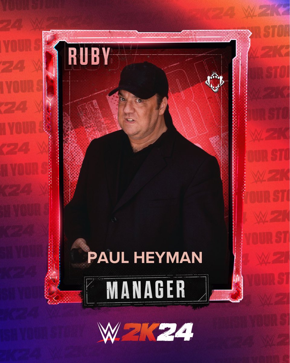 Give your faction an EXTREME makeover with ECW Paul Heyman at the helm with an exclusive MyFACTION Manager card. #WWE2K24