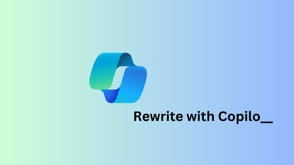 iandroidz's tweet image. How to Use Copilot Rewrite on Microsoft Edge dlvr.it/T6bpwf
