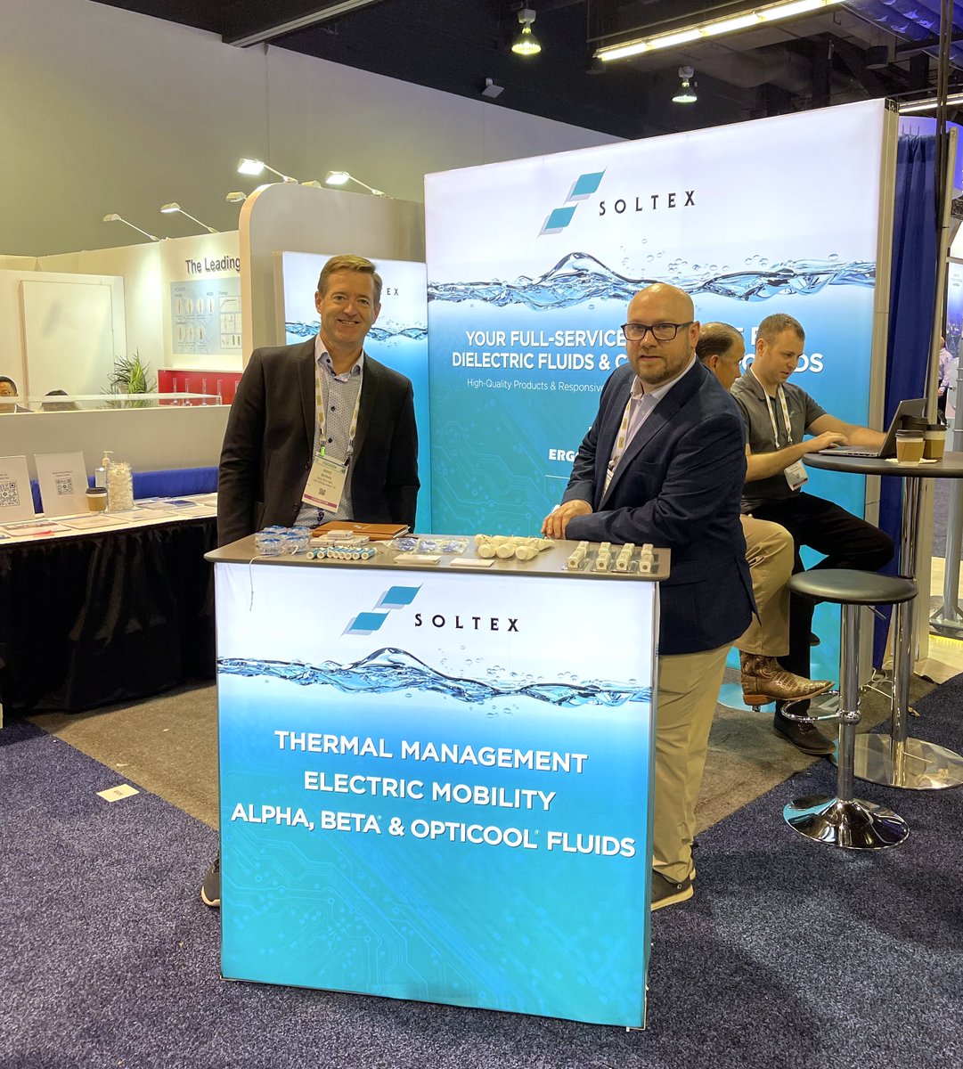 Soltexinc's tweet image. It&apos;s day 3 at #IEEETandD! Come see your Soltex team at 6106. We want to add the latest technology to your formulations.