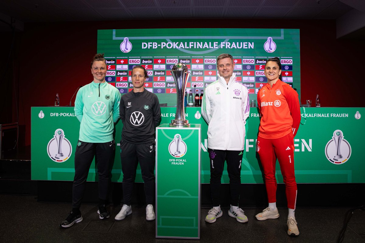 Alles bereit fürs Pokalfinale 🏆🔥

#DFBPokalFrauen #FCBWOB #DFBWomensWeek
📸 Yuliia Perekopaiko/DFB