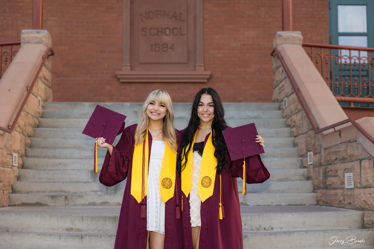 I always love working with Sun Devils. We don't just take photos. I love hearing their stories about how they chose ASU, what they studied and what their plans are for the future. #asugrad #asualumni #sundevil #forksup #capandgown #seniorphotographer #classof2024 #azphotographer