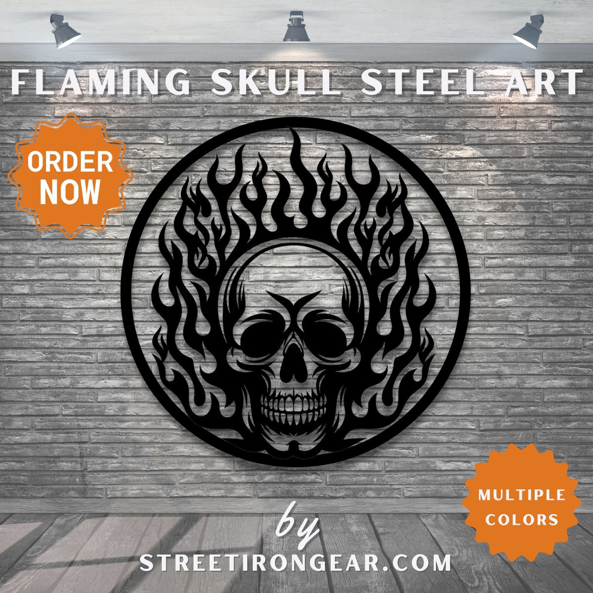 Turn up the heat in your space with our Flaming Skull Steel Metal Art  Great for garages or outdoor vibes.

#StreetIronGear #MetalArt #HomeDecor #GarageDecor #OutdoorStyle #ArtLovers #UniqueDecor #FathersDay #GiftsForDad 

Shop TODAY!
buff.ly/4aBJ6Qp