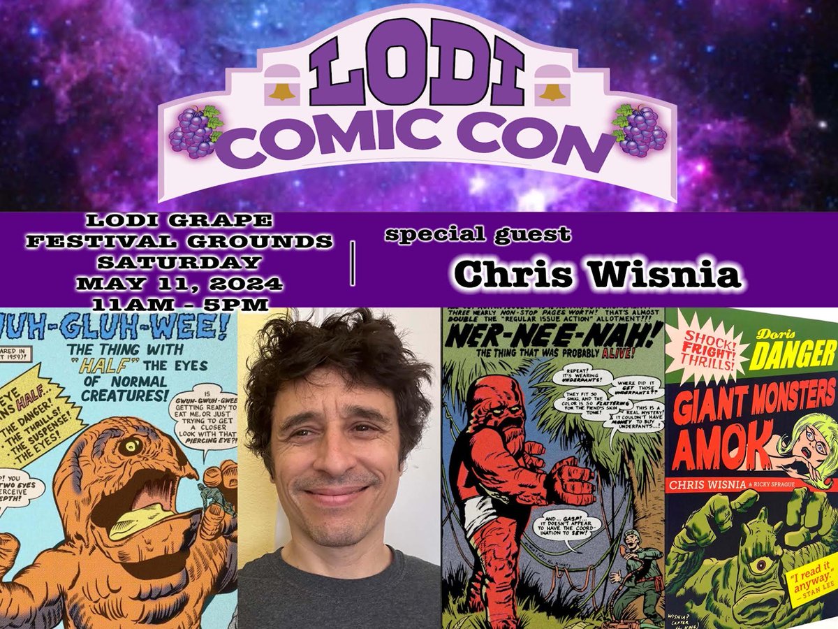Looking forward to seeing YOU at @StocktonCon's 'Lodi Comic Con Spring' this weekend! We're gonna have so much fun! lodicomiccon.com