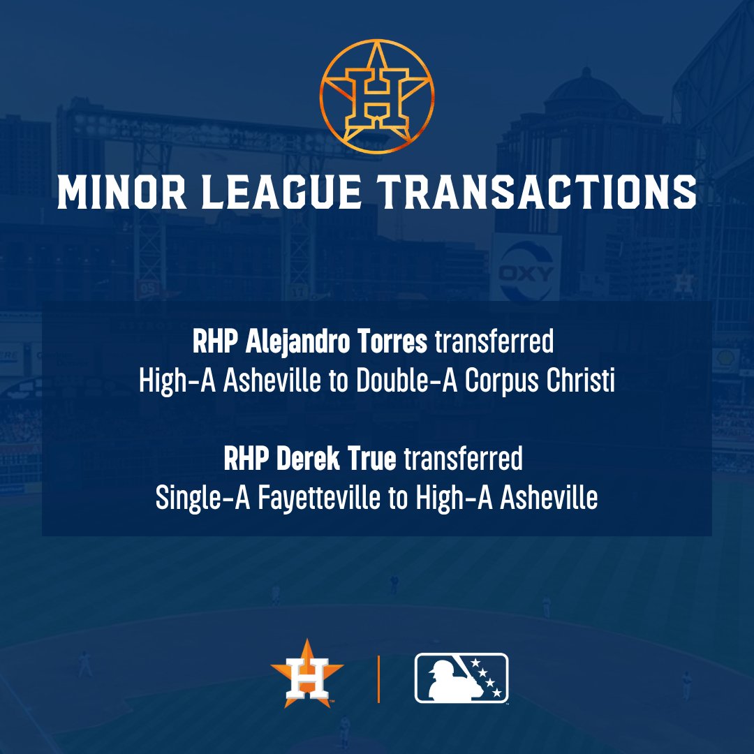 Today, the #Astros announced the following player promotions.