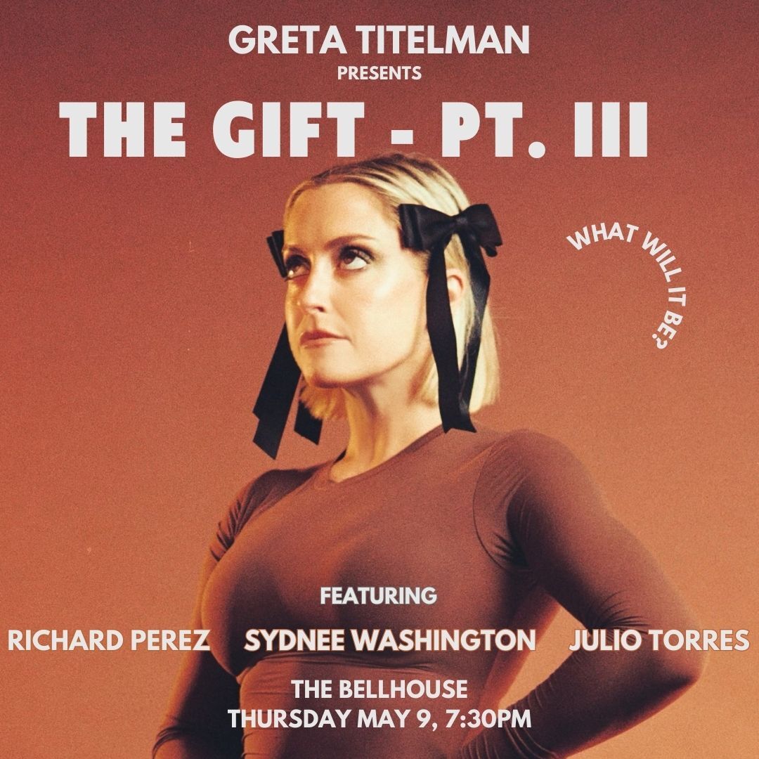 TOMORROW! @Gertie_Bird returns with The Gift: Part III! Featuring Julio Torres, Richard Perez, @marybethbarone + @Justsydnyc, WHAT WILL THE GIFT BE?! 🫢 A chapstick?! A Ferrari?! A lollipop!!! The options are endless! 💝Low Ticket Warning!💝 🎟: tinyurl.com/y2k5bx3a