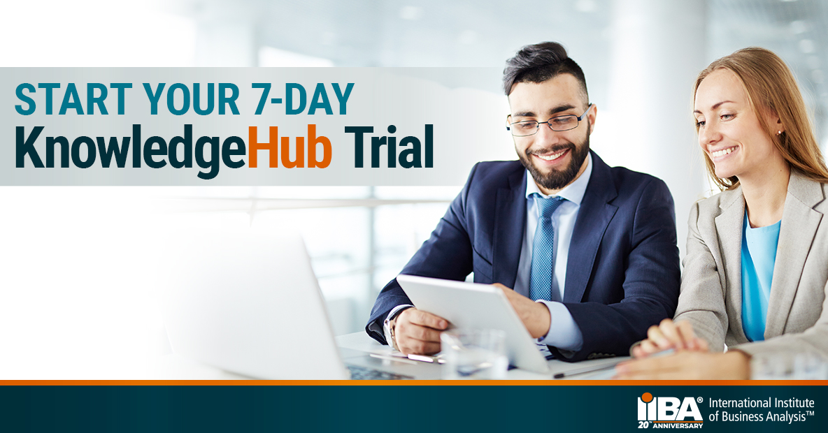 IIBA's KnowledgeHub is your access to analysis, filled with actionable how-to business analysis content, knowledge and tools! Get your 7-day FREE trial here: iiba.org/career-resourc… #KnowledgeHub #IIBA