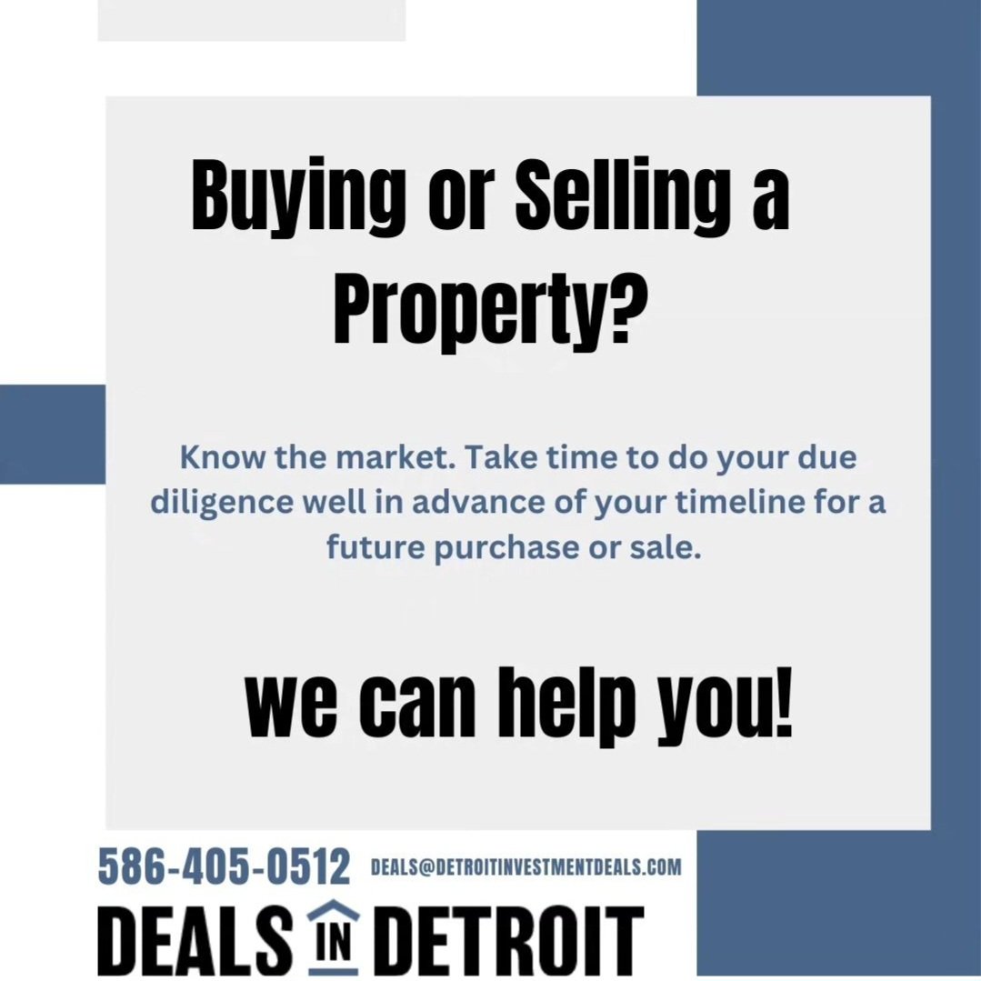 We help investors start to finish through the entire process!

If you're ready to expand your portfolio, contact us!

#turnkey
#realestate
#buildwealth #buildyourempire #investmentpurchases #investor #investmentproperty #metrodetroit #metrodetroitrealestate