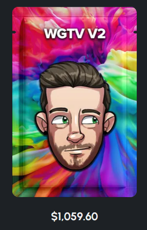 We have updated the WGTV case on @packdraw <3 
-Giving 5 people 1 pack each

✅Re-tweet
✅Follow me
✅Be under code WGTV > packdraw.com/?ref=wgtv

Thought process on the change: 
- HUGE GOLDS with BETTER ODDS (More Risky Overall) 
Chances: 
🪙 1.25/100 to hit a gold that's