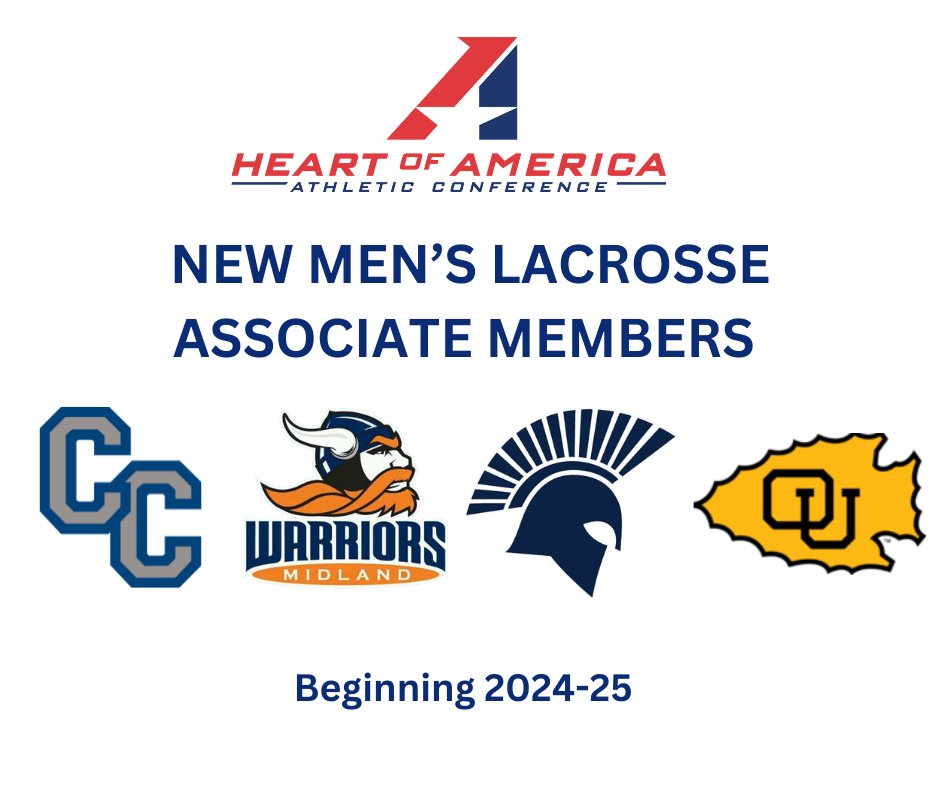 BIG NEWS FOR LACROSSE IN THE MIDWEST Very happy to add these great institutions to our conference structure as associate members. The sport of lacrosse needed timely clarity and a consolidation to provide a stable regional landscape and enhance the experience for student-athletes