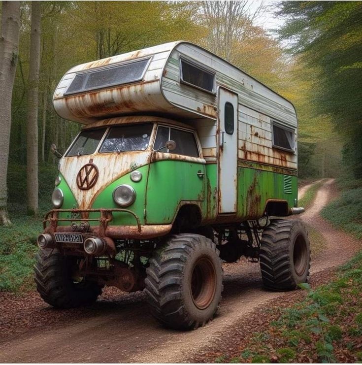 Looks like it's had a tough life. #AllTerrain #Camper #VW/#Volkswagen