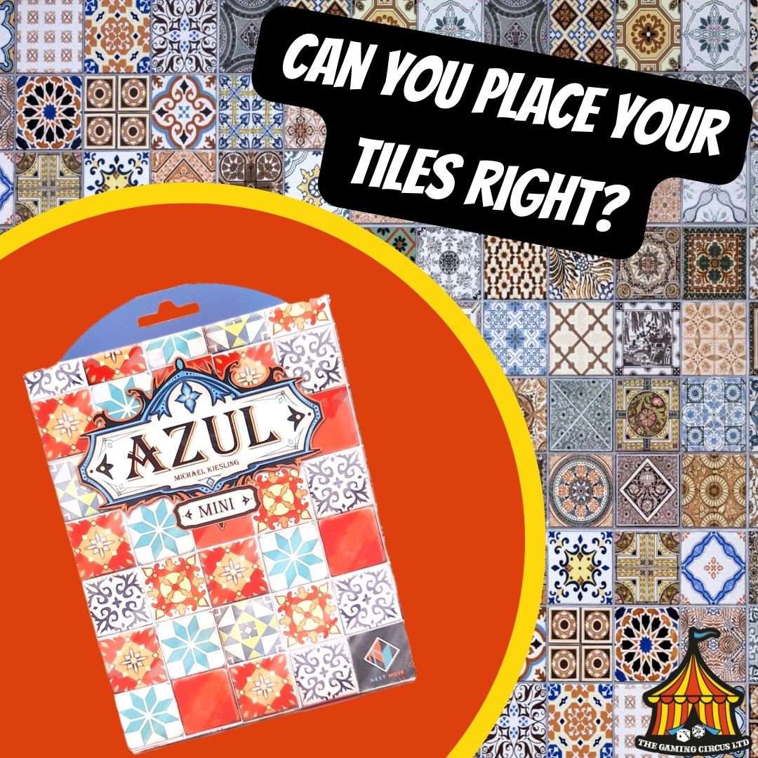 Do you love Azul? Well we now have the mini version back in stock that comes with a handy carry bag to take on days out or with you when you are on holiday.
You can find out more about it at:
thegamingcircus.co.uk/product-page/a…
#screenfree #boardgames #boardgamenight