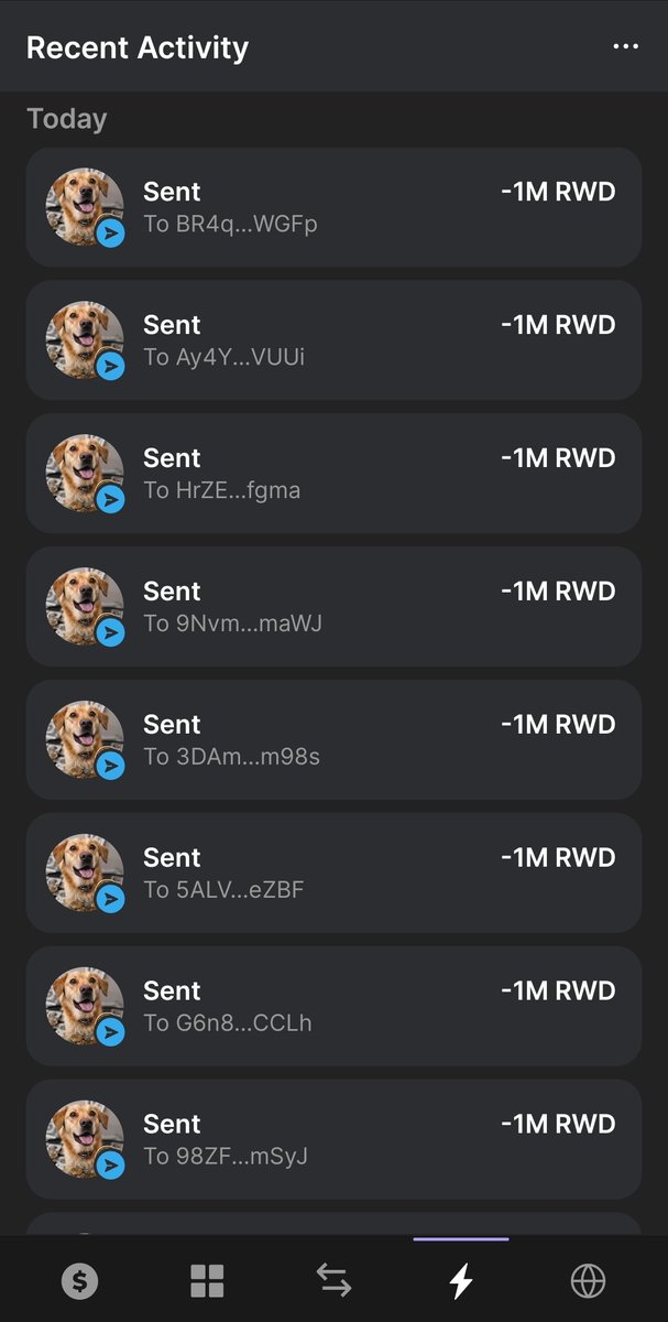 Coin_Rwd's tweet photo. #Airdropped 20 more wallets as part of our 100 Wallets Free airdrop.

Be the one to grab this opportunity🥰

Just Follow🔔, Like📷, Retweet📷 and drop down your #Sol Wallet address.    

#RealWorldDogCoin #RWD #Solana #SolanaMemecoin #SOL https://t.co/ILP3pAAmiD