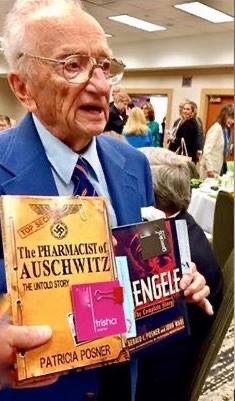 This day 7 years ago was special for @trishaposner and me. Benjamin Ferencz, the great former Nuremberg prosecutor for Nazi war crimes, showed us two of our books as part of his collection. Ferencz, then 97, had just been featured the night before on 60 Minutes He told Trisha…