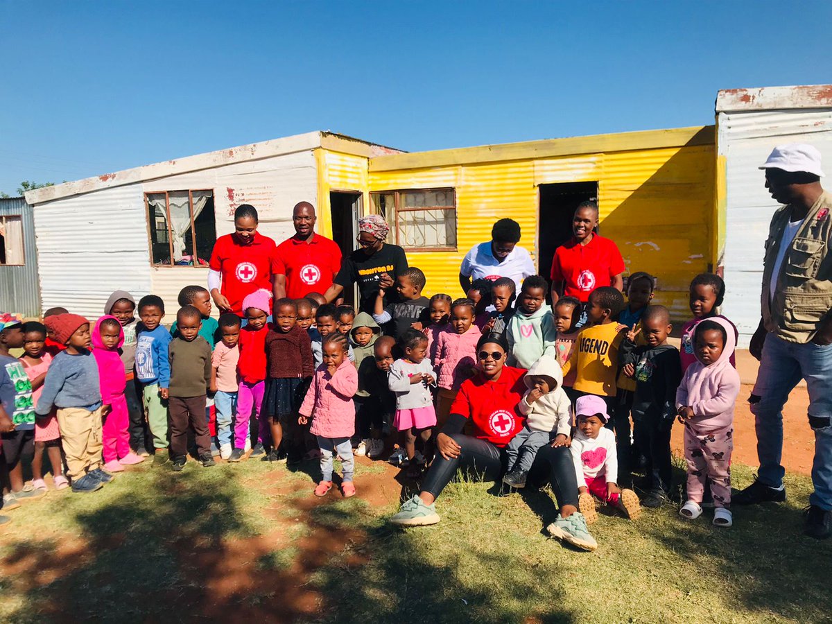 RedCross_Ncape's tweet photo. #KeepingHumanityAlive 
As part of our celebrations we engaged with early childhood development, planting trees for the future https://t.co/O8KQKGREcO