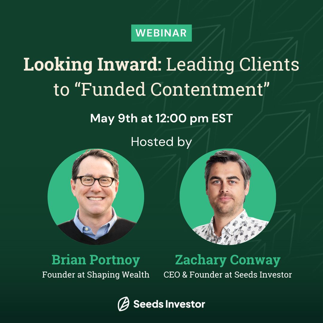 We humans struggle with change. Join @ZachConwaySeeds & @brianportnoy to hit pause and find your own “funded contentment” before you shepherd your clients through the process. Register here: bit.ly/4dvy5lE #FundedContentment #FinancialAdvisors