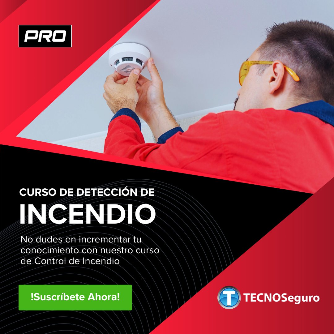 TECNOSeguro's tweet image. 🔥En nuestro curso de control de incendio explorarás los fundamentos de detección y alarmas contra incendios, así como los criterios esenciales para configurar y mantener tu sistema.
💡Suscríbete ahora
🔗 tecnoseguro.com/cp8d
#SeguridadElectrónica #ControlDeIncendio