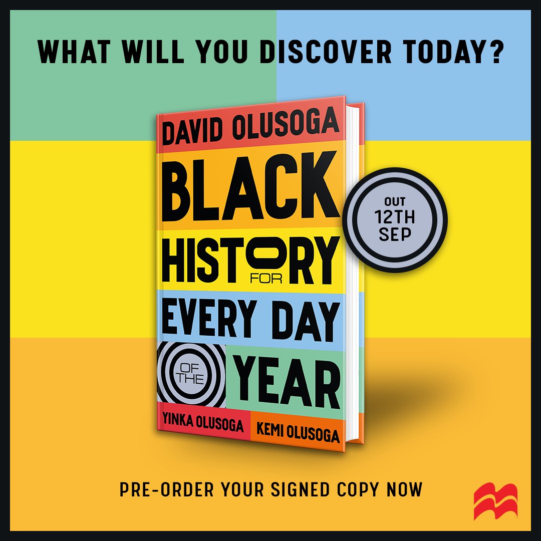 Casting light on both famous and little-known cultural events and figures, this highly educational volume from renowned historian @DavidOlusoga and his siblings is a treasure trove of information on Black history. Find the Signed Edition here: bit.ly/4dxjtC7
