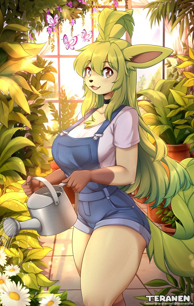 Your local Farmer Leafy training you for the new job 🌿💚 How will you perform? Extra💦 watering on📌🔗