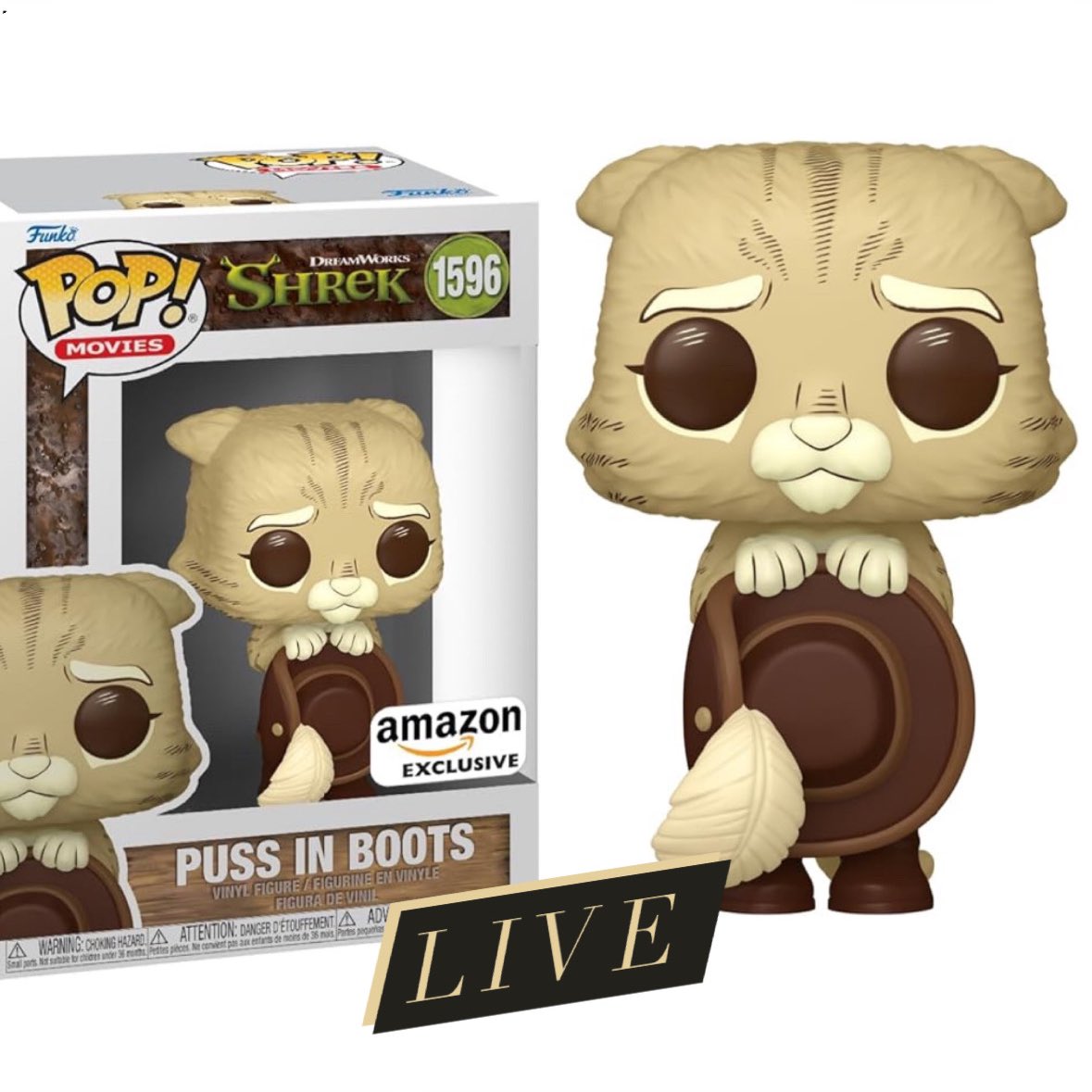 Now live! The Amazon exclusive Sepia Puss in Boots Funko POP!
Linky ~ fnkpp.com/AmPuss
#Ad #PussInBoots #FPN #FunkoPOPNews #Funko #POP #POPVinyl #FunkoPOP #FunkoSoda