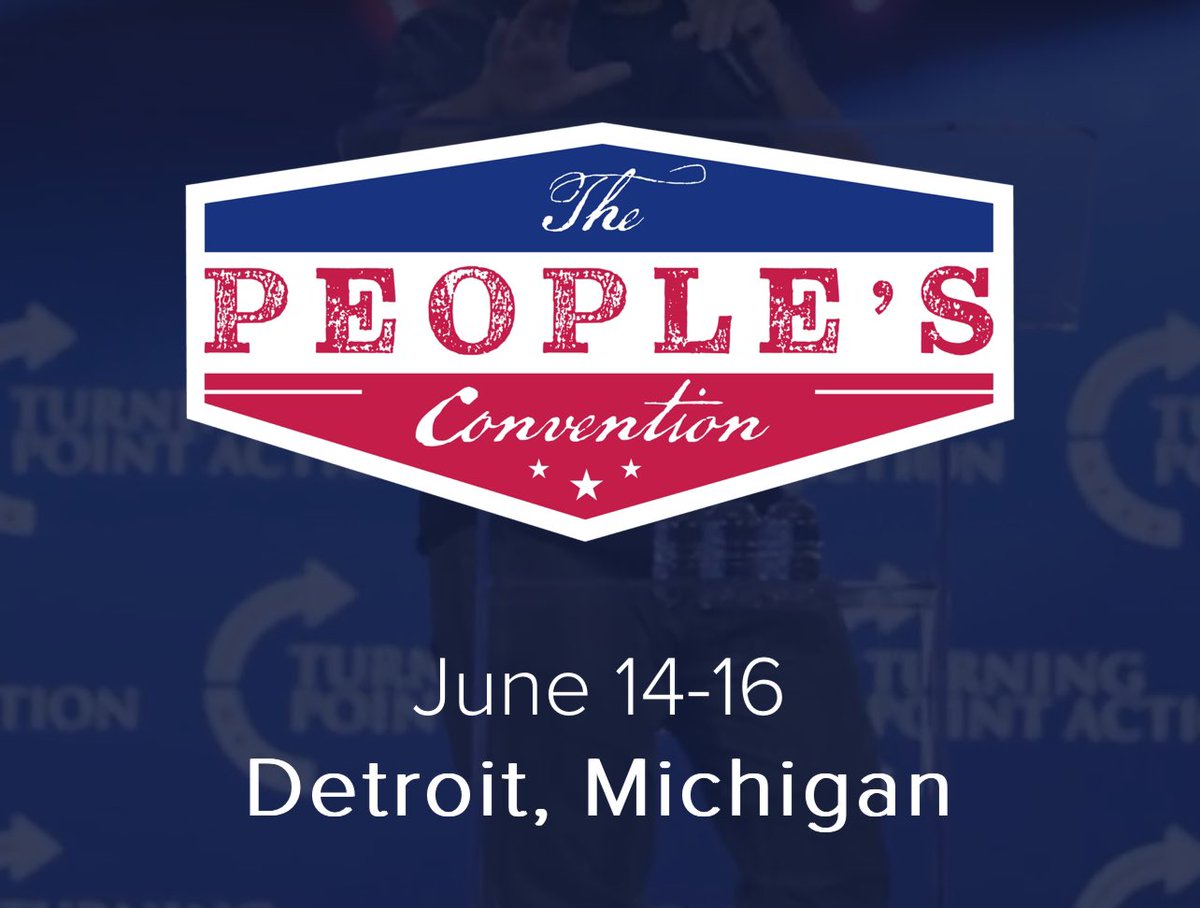 I hope to meet a lot of Y’all in June at WE THE PEOPLE’S CONVENTION put on by @TPAction_ Make Sure You Sign Up to Go to the this HUGE Gathering of Like Minded Patriots 🇺🇸