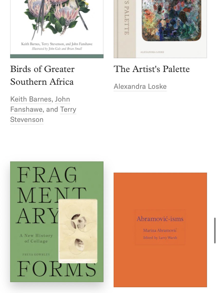 Delighted to be in such incredible company (quite literally, as I’m next to Marina Abramović) in the @PrincetonUPress Fall Catalogue! Fragmentary Forms out September 10th!!
