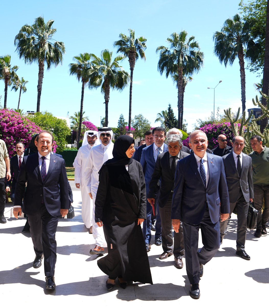 وزير الدولة للتعاون الدولي @Lolwah_Alkhater تجتمع مع مسؤولين أتراك #الخارجية_القطرية