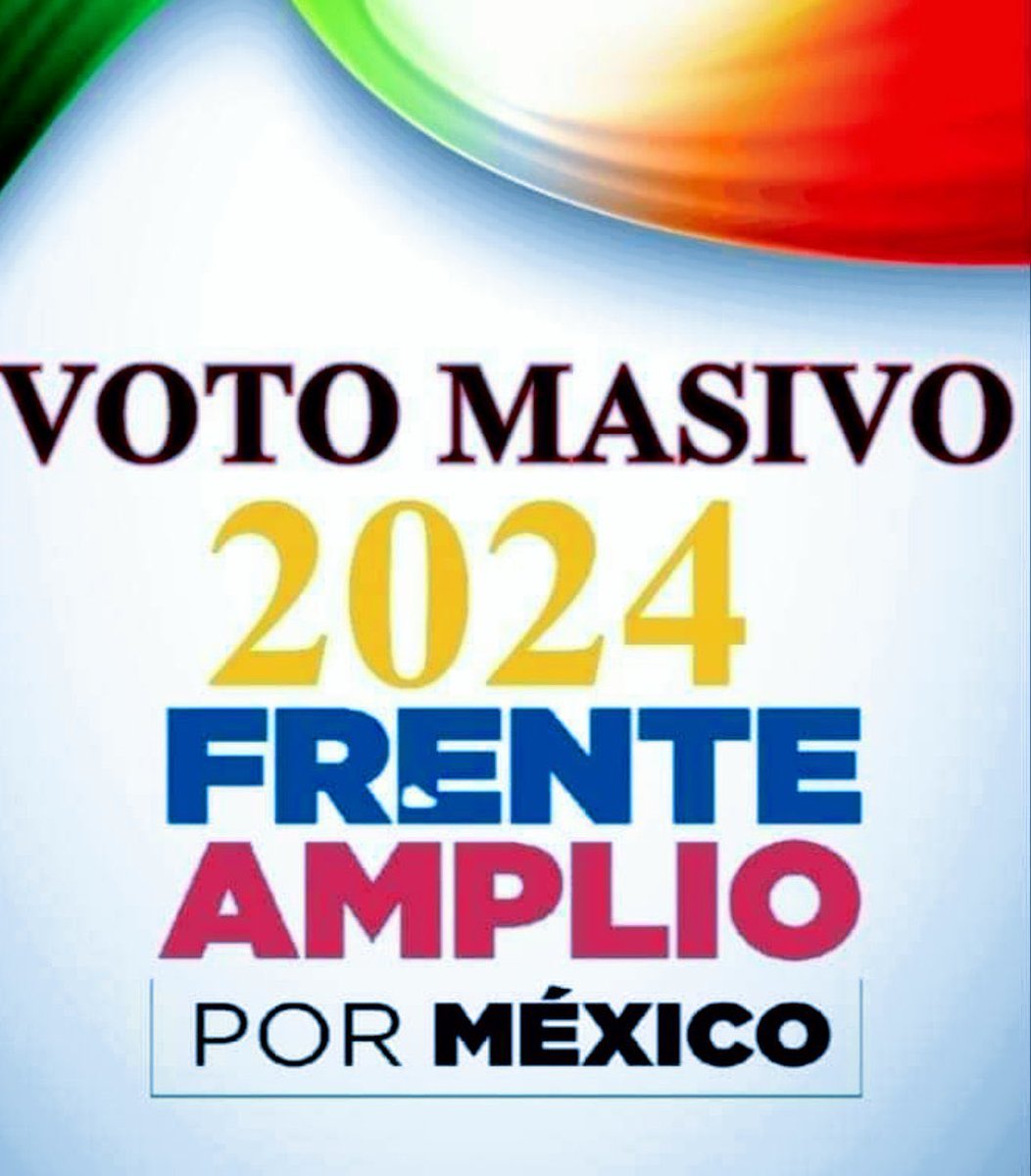 @teresacastellmx @INEMexico #YaSeVan salgamos a votar este 2 de junio para botarlos.