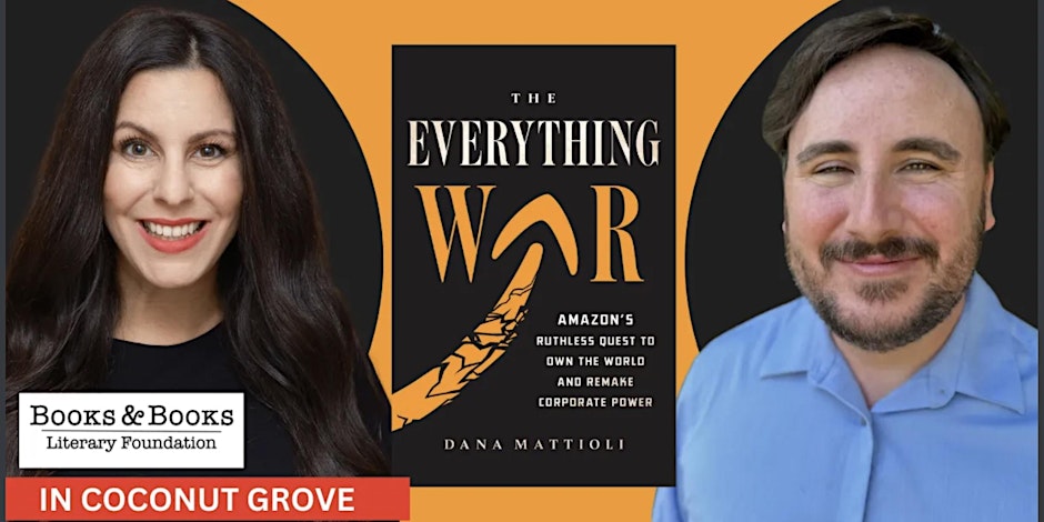 Wall Street Journal reporter Dana Mattioli discusses her important and highly anticipated new book: 'The Everything War: Amazon’s Ruthless Quest to Own the World and Remake Corporate Power.' Discover this devastating exposé this May 10. RSVP now: tinyurl.com/3bzs8dh9