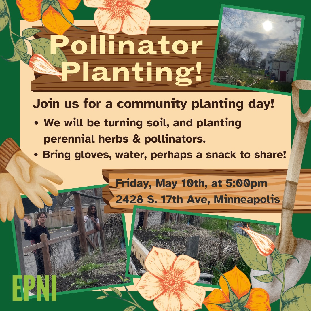 Join us this Friday at 5pm to plant pollinators & perennial herbs at the EPIC Community Garden on 17th Ave

We'll open with ceremony from Indigenous elders to usher in this era of collaboration in the neighborhood 🌸 

Bring gloves, water and perhaps a snack to share!